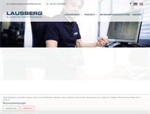 Tablet Screenshot of lausberg-kunststofftechnik.de